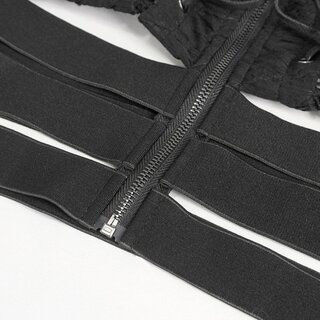 Devil Fashion -  Bauchfreier Zipper S