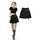 Dark in Love -  Asymmetrical  Skirt