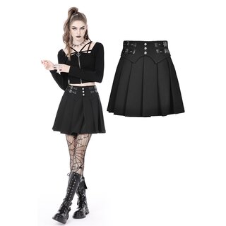 Dark in Love -  Button Skirt