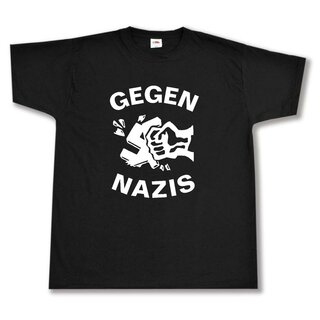 T-Shirt - Gegen Nazis 3XL