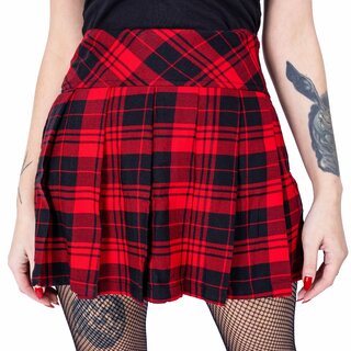 Heartless - Zorya Skirt - red check