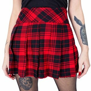 Heartless - Zorya Skirt - red check XS