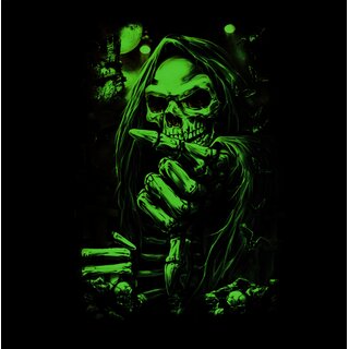 Wild - Glow in the dark - Goth skull