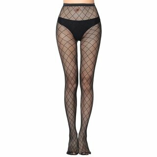 Netzstrumpfhose mit Raute