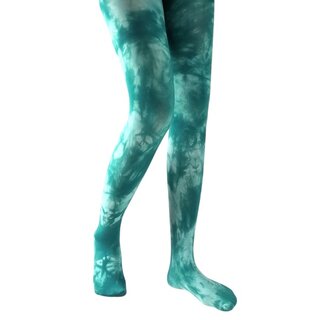 Strumpfhose - Batik grau/schwarz