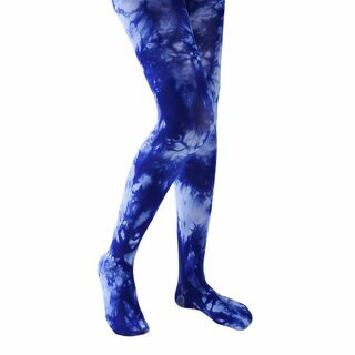 Strumpfhose - Batik grau/schwarz