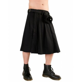 Black Pistol - Short Kilt Denim - schwarz XL