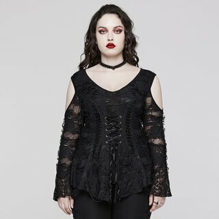Punk Rave -  Lace Puff Shirt L-XL