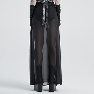 Punk Rave - Shadow shorts with long skirt L