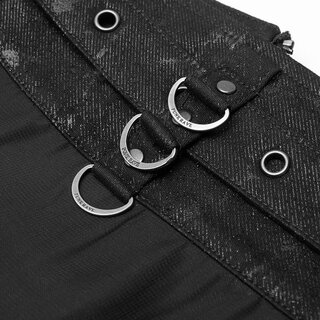Punk Rave - Shadow shorts with long skirt L