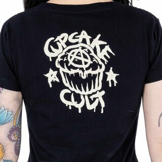 Cupcake Cult - Midnight Kitty T Shirt -  Girly 2XL