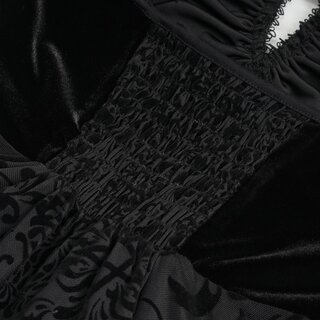 Devil Fashion -  Pentagram velvet dress