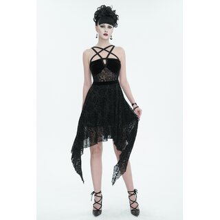 Devil Fashion -  Pentagram velvet dress