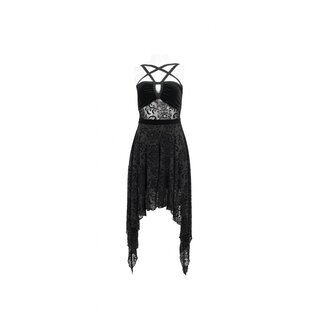 Devil Fashion -  Pentagram velvet dress XS