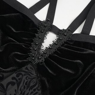Devil Fashion -  Pentagram velvet dress XS