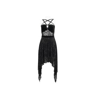 Devil Fashion -  Pentagram velvet dress L