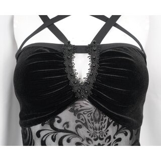Devil Fashion -  Pentagram velvet dress L