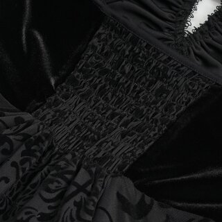 Devil Fashion -  Pentagram velvet dress L