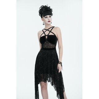 Devil Fashion -  Pentagram velvet dress L