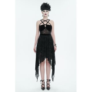 Devil Fashion -  Pentagram velvet dress L