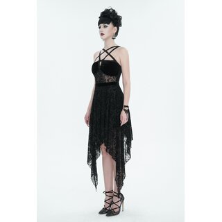 Devil Fashion -  Pentagram velvet dress L