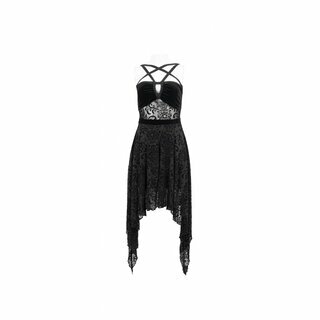 Devil Fashion -  Pentagram velvet dress XL