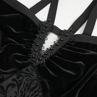 Devil Fashion -  Pentagram velvet dress XL