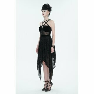 Devil Fashion -  Pentagram velvet dress XL