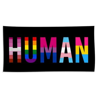 Fahne - Flagge - Human