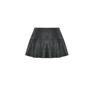Dark in Love - PU Belt Mini Skirt