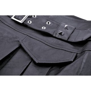 Dark in Love - PU Belt Mini Skirt 2XL