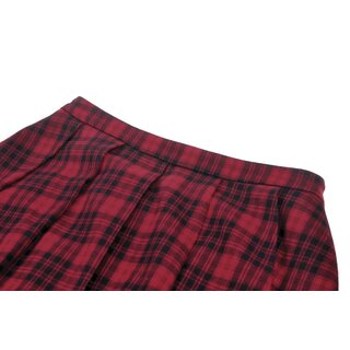 Dark in Love - Red plaid skirt