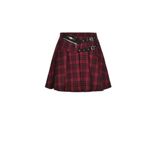 Dark in Love - Red plaid skirt 2XL