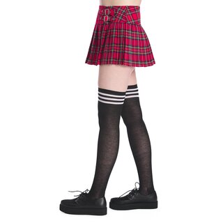 Banned - Dark Doll Mini Skirt - red tartan