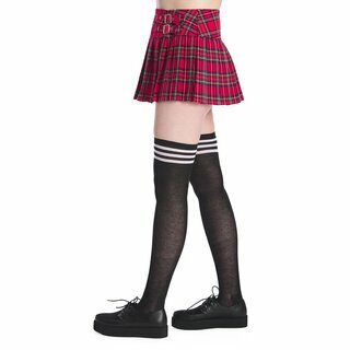 Banned - Dark Doll Mini Skirt - red tartan S