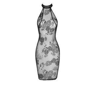 Noir Handmade - Midi tulle dress with velvet straps in the back L