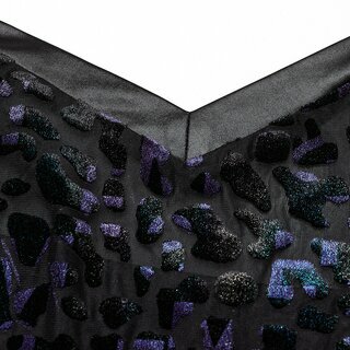 Punk Rave - Purple Cheeta Camisole Top 2XL-3XL