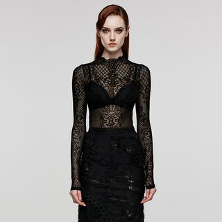 Punk Rave - Gothic Mesh Top XS-S