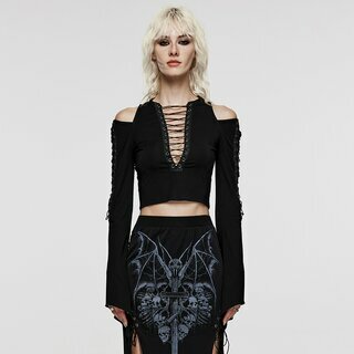 Punk Rave - Laced Crop Top XL-2XL