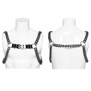 Punk Rave - Big Chain Harness S-L