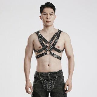 Punk Rave - Cross Over Harness S-L