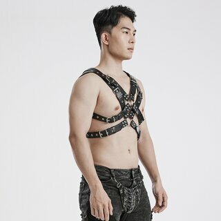 Punk Rave - Cross Over Harness S-L