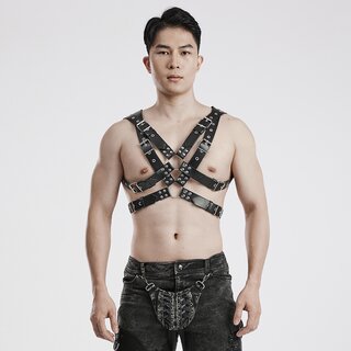 Punk Rave - Cross Over Harness XL-3XL