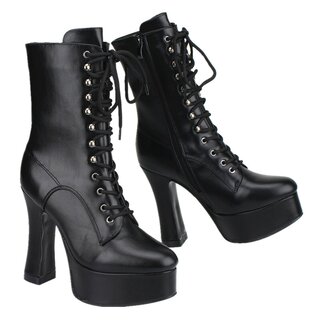 Erogance - Stiefeletten - C1020 - Kunstleder - schwarz 38