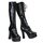 Erogance - Kniestiefel - C2020 - Lack - schwarz
