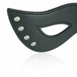 Augenmaske - 9 Nieten schwarz