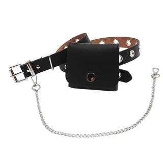G�rtel mit Kette und T�schchen