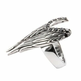 etNox - Silberring - Sparkling Wing mit Zirkonia 62