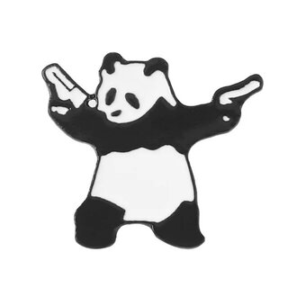 Metallpin Panda
