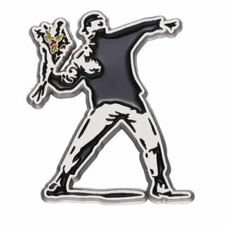 Metallpin Banksy